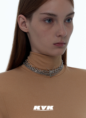 kvk高级蜘蛛形态小众设计项链