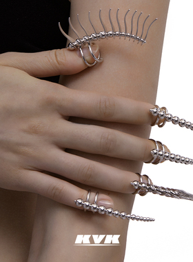 kvkhunting系列尖爪时尚个性戒指