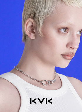 KVK毒液系列原创设计蛛丝项链