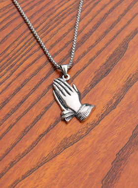 kanzao潮牌新款hiphop祈祷挂件