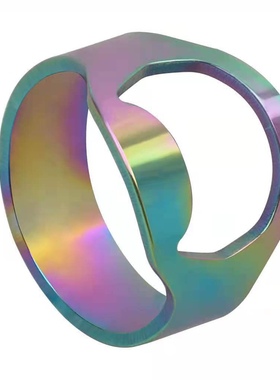 KANZAO开瓶器开酒瓶戒指个性男女啤酒起子情侣戒指环开啤酒瓶盖器