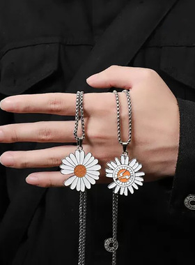 kanzao权志龙小雏菊gd胸针项链