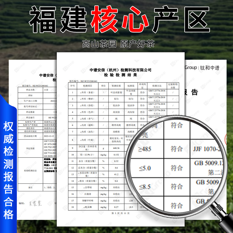 新茶2024年春茶茶叶福建白茶特级白毫银针共发500克明前头采罐装-图1