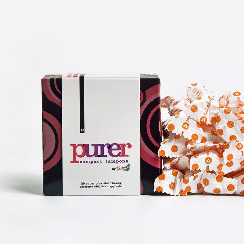 purer进口卫生棉条短导管卫生巾 purer卫生棉条