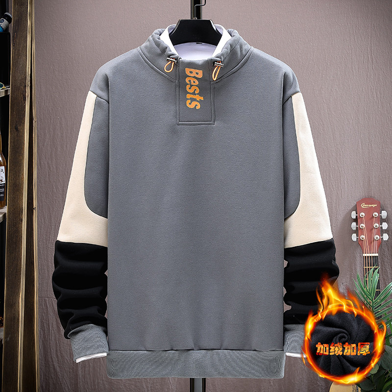 青少年秋冬季长袖t恤帅气大童冬装 外叁T恤