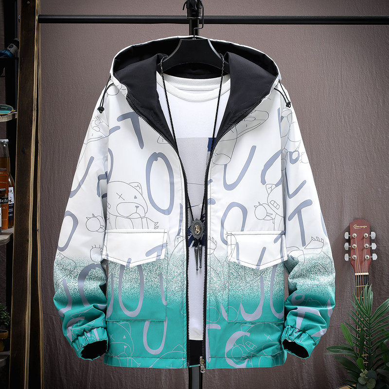 青少年春秋季高中学生男孩潮流夹克 外叁夹克