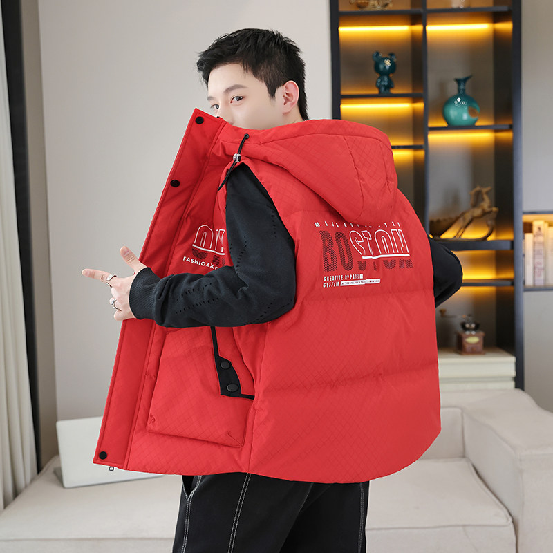 2025新款冬季马甲男青少年加厚棉服背心初中高中学生大童坎肩外套,淘宝优惠券,粉丝福利购,淘宝优惠卷