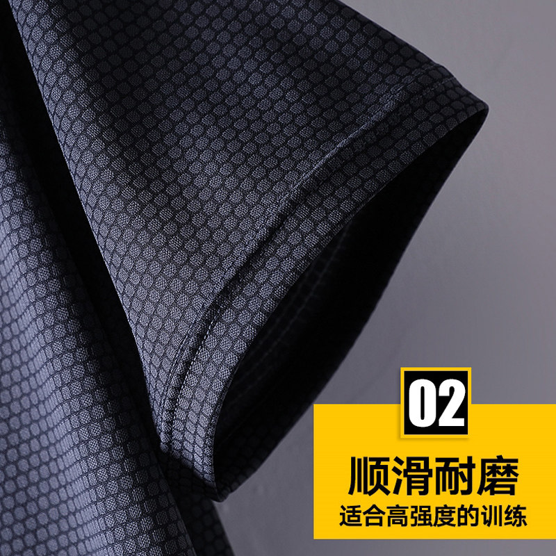 初中学生运动套装青少年速干t恤 外叁T恤