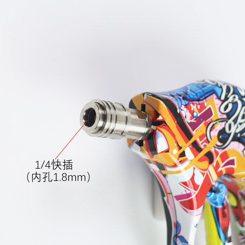 高压水枪头配件不锈钢自锁快速接头12mm快插孔2分G1/4M22M14螺纹 - 图2
