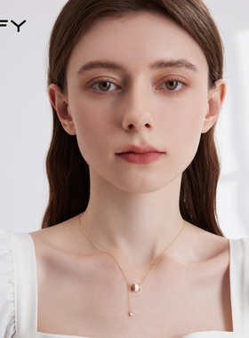 小蛮腰猫眼石项链高级感