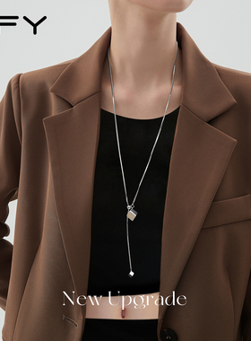 秋冬毛衣链大气高档高级感女2025新款爆款轻奢不掉色长款吊坠项链