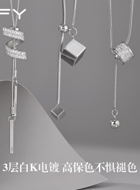 螺旋毛衣链秋冬轻奢气质大气高档高级感长项链女款2025新款配饰品