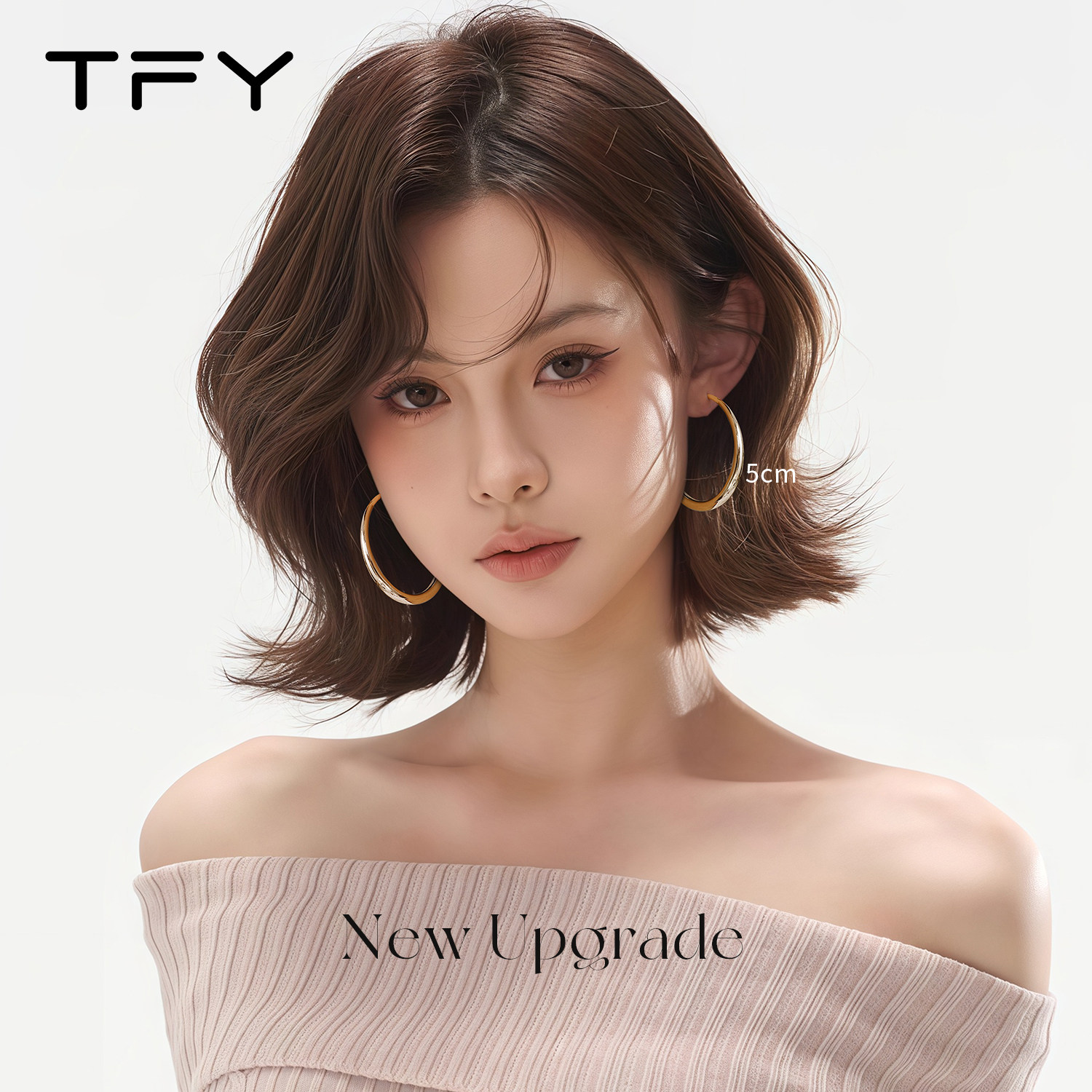 素圈耳环圈圈大圈圆圈女士银饰耳饰2026新款爆款简单大方气质耳圈,淘宝优惠券,粉丝福利购,淘宝优惠卷