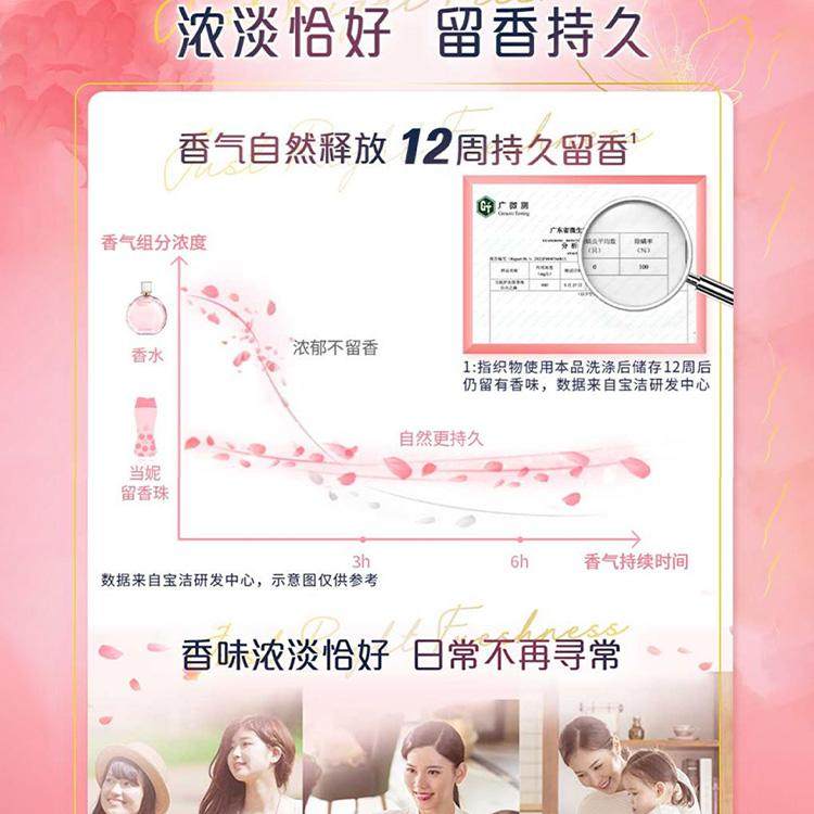 当妮留香珠家用洗衣服持久留香味洗衣凝珠衣柜香薰官方正品旗舰店