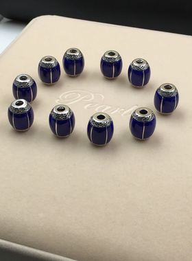 珠宝路路通925银天然青金石