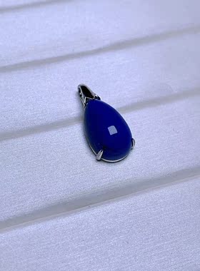 珠宝青金石天然老矿料经典款吊坠