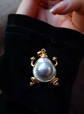 东海水晶女银优雅时尚马贝珍珠