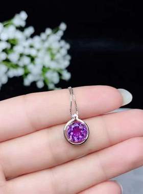 森系百搭镀18k圆形锁骨链空托