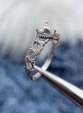 s925银托工厂戒指空托款式多尺寸