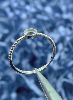 山东银托工厂款式多S925银空托