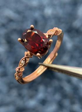 S925银戒指空托时尚精致经典气质