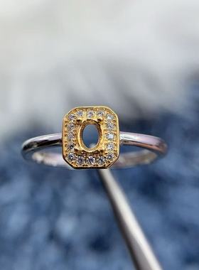 S925银托工厂戒指空托多款式尺寸