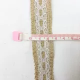 2,5 см в ширину Hown Lines с кружевными кружевными рулонами ручной работы ручной работы декоративной рулон конопля 1 метр