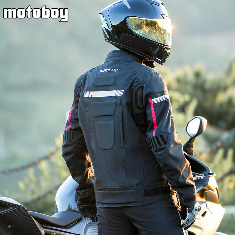 motoboy摩托车骑行服男机车服赛车骑行装备摩旅防水保暖防摔四季 - 图3