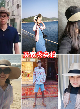 防晒遮阳出游夏季大帽檐可以卷折