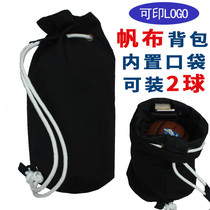 Canvas Basketball Bag Basketball Bag Thickening Training Package Containing Bunches Pocket Bags Sport Double Shoulder Inclined Cross Volleyball Football Bag