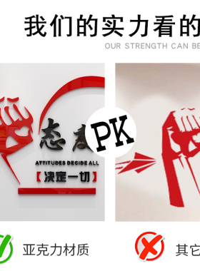 文字标语logo图案定制亚克力制作