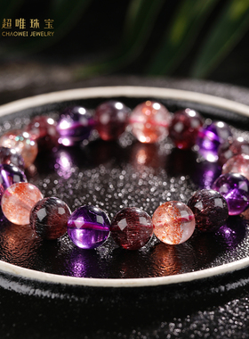 超唯珍藏级黑加仑糖彩超七手串