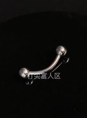 铆钉恶魔钉星芒弯唇钉