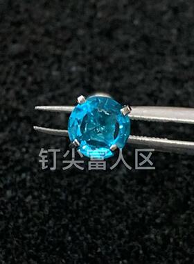 钛钢舌钉爆闪华子锆石穿孔饰品