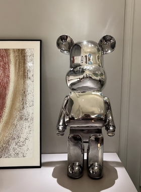 高级感网红暴力熊客厅电视柜旁落地大摆件存钱罐玄关隔断装饰送礼