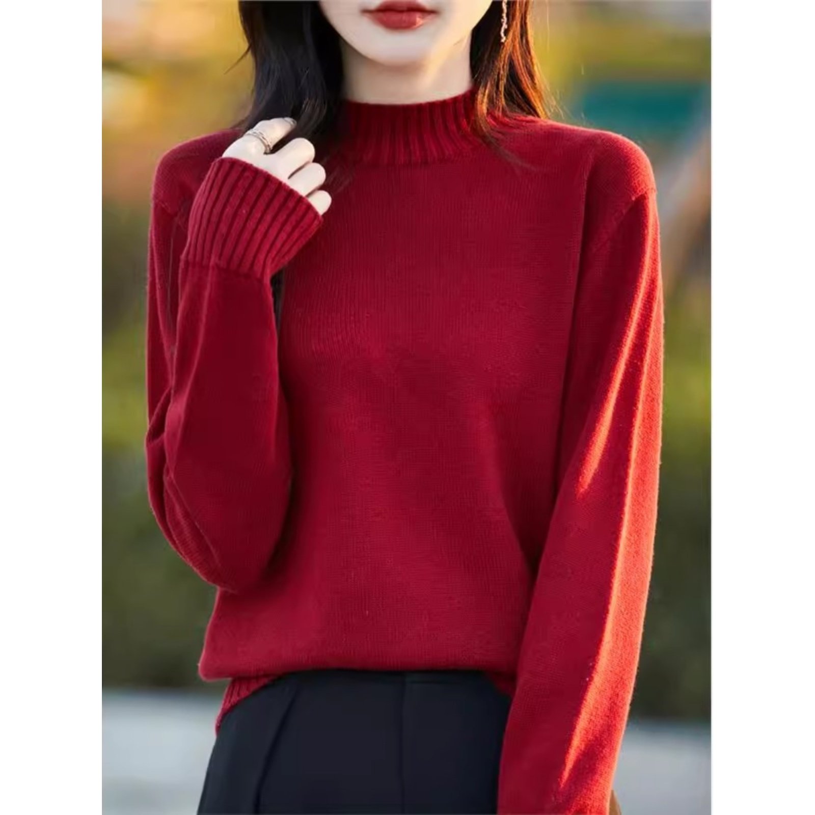 重磅加厚一线成衣纯棉线针织打底衫女半高领无缝毛衣保暖线衫上衣,淘宝优惠券,粉丝福利购,淘宝优惠卷