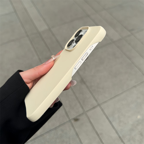 石墨灰纯色超薄新款半包软壳适用苹果17手机壳iPhone14Promax肤感13防摔12硅胶11无边框15pro简约16透气散热 - 图2