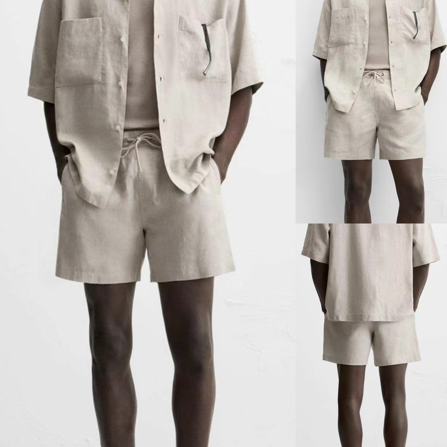 2025春季新品男装宽松亚麻舒适抽绳休闲短裤五分裤 1618307 250,淘宝优惠券,粉丝福利购,淘宝优惠卷