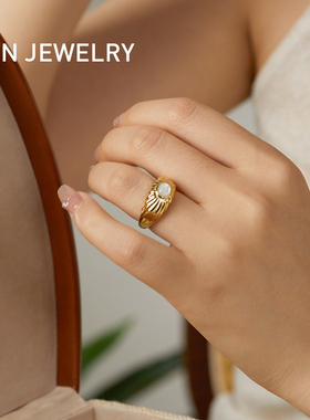 pn戒指女复古小众设计