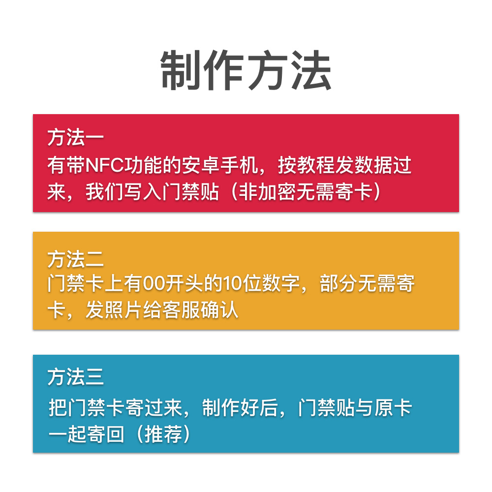 手机门禁卡贴小区物业单元门电梯IC卡ID卡钥匙扣门禁丁禾