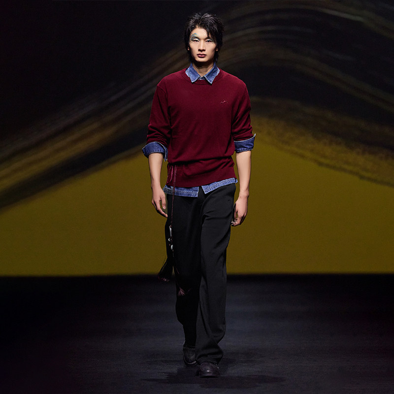 HLA/海澜之家山不在高宽松弯刀休闲裤25秋冬季新款加绒可选卫裤男,淘宝优惠券,粉丝福利购,淘宝优惠卷