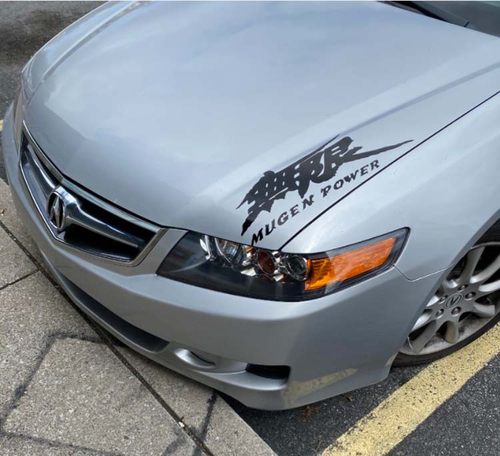 无限汽车贴纸个性车身划痕遮挡装饰创意车门遮盖刮痕英文灯眉改装 - 图0