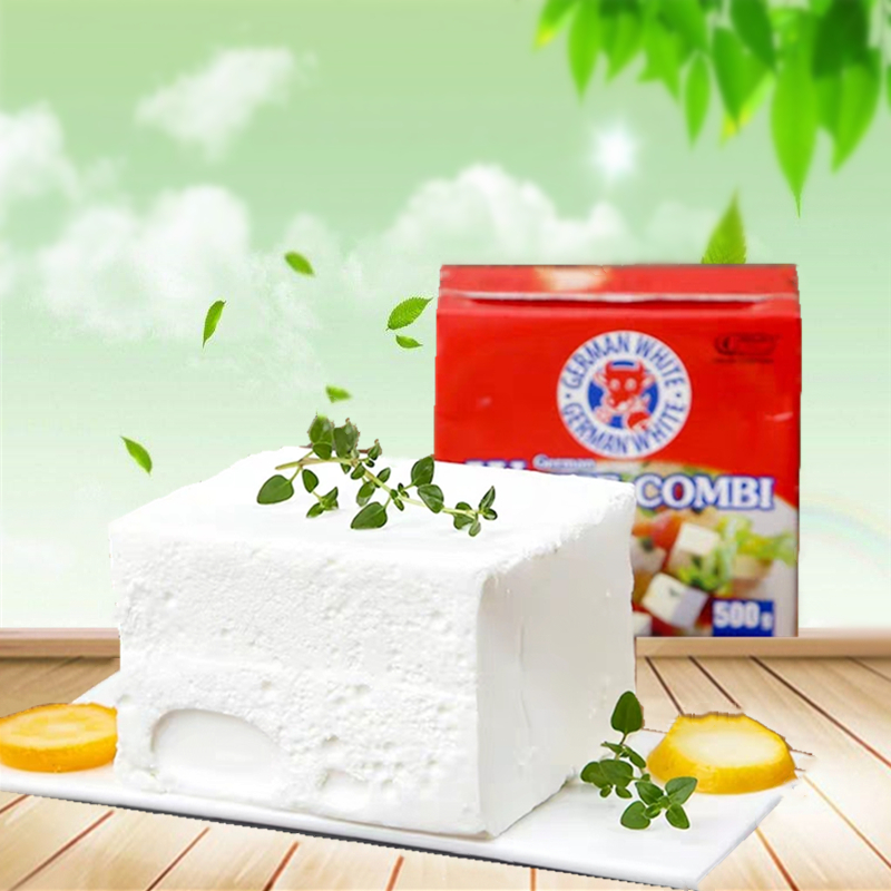 德国红盒发达白奶酪  white  combi  cheese  500g    ‏جبني - 图0