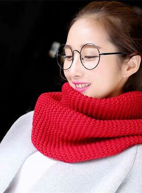 Men's Scarf  winter neckerchief collar girl knitted 女士围巾
