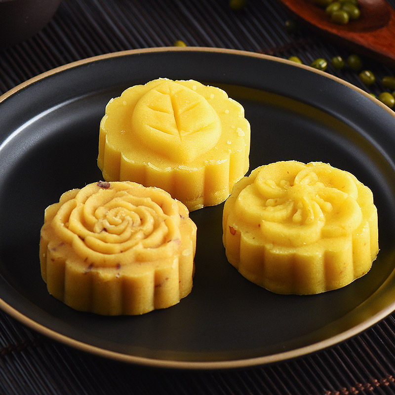 成都特产锦城记桂花传统绿豆糕 锦城记传统糕点