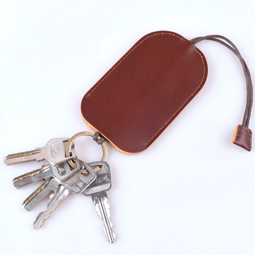 Маленькая ретро кожаная универсальная ключница подходит для мужчин и женщин, из натуральной кожи, дистанционное управление