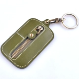 Оригинальный кожаный маленький защитный чехол, картхолдер, брелок, из натуральной кожи