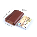 Картхолдер, кожаная маленькая короткая сумка через плечо, из натуральной кожи, Южная Корея, воловья кожа
