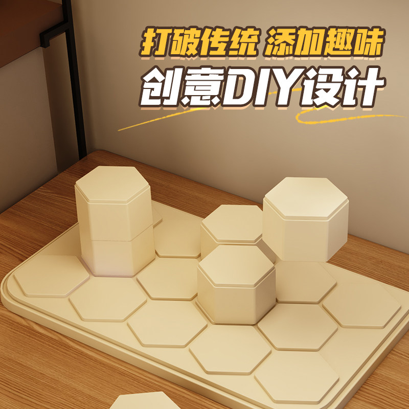 家用简易透明展示盒多层收纳置物架桌面玩具模型陈列架防尘储物盒,淘宝优惠券,粉丝福利购,淘宝优惠卷