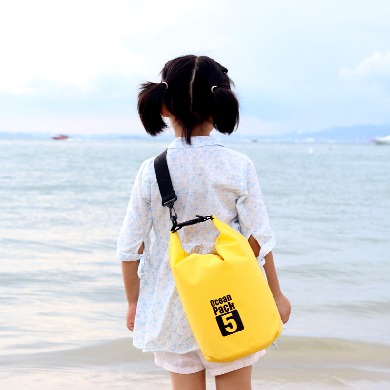 手机防水袋浮潜背包沙滩潜水防水桶包漂流旅行游泳海边背包收纳袋 - 图1